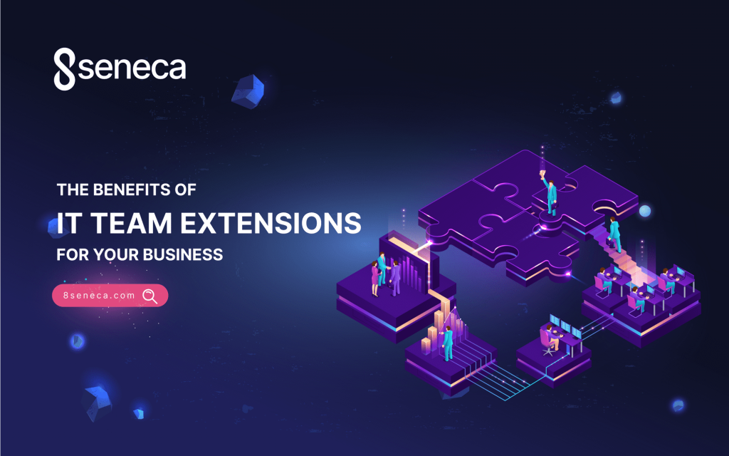 Illustrating the advantages of IT team extensions for business growth and efficiency.