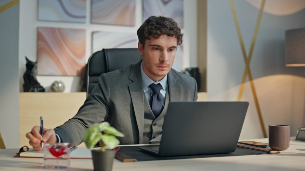 A businessman thinking about what he should know about digital transformation for business