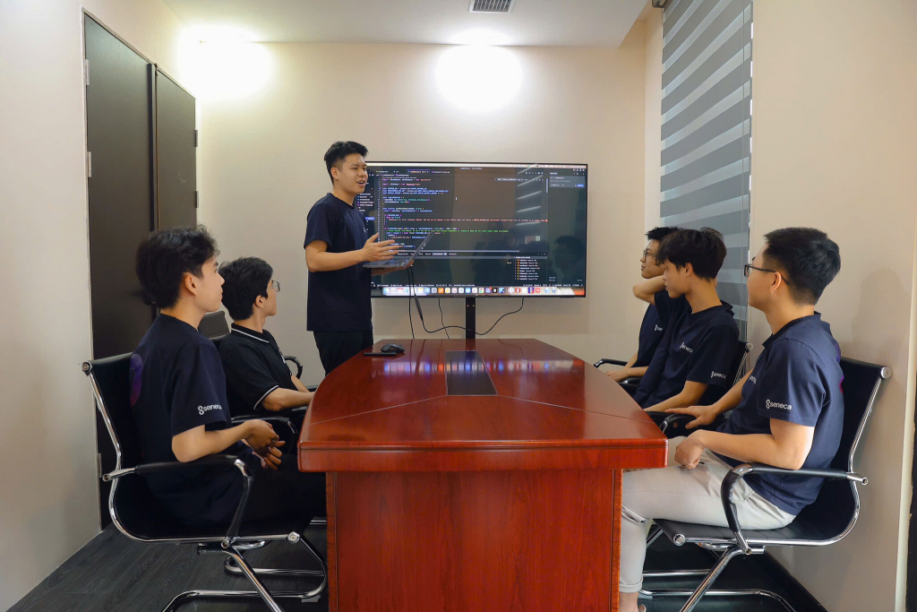 Vietnamese Full-Stack JavaScript developers working at 8Seneca.